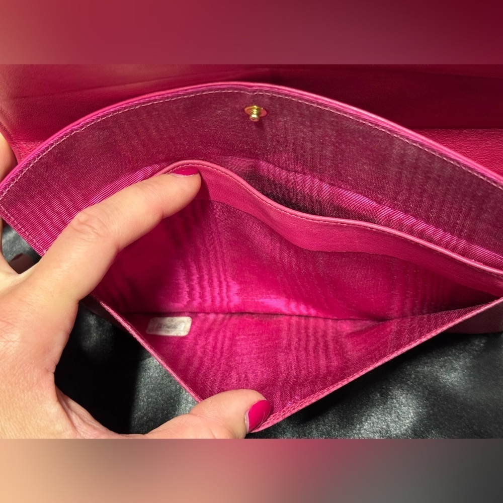 Chanel timeless double flap pink wallet - Picture 12 of 17